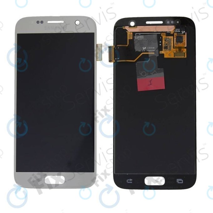 LCD Display με Touch Screen για Samsung S7 G930F | GH97-18523A | GH97-18761A | GH97-18757A | Black | Service Pack
