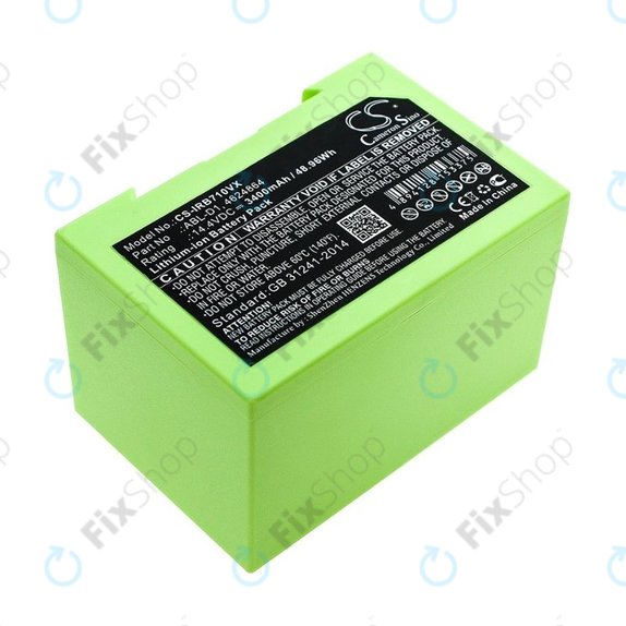 Μπαταρία για iRobot Roomba e-series, i-series, ABL-D1, 4624864, ABL-D2, 14.4V, 3400mAh, HQ