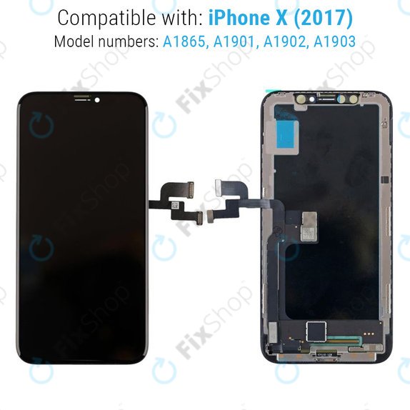 Συγκρότημα οθόνης για iPhone X, FixPremium Hard OLED