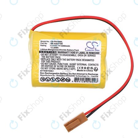 Μπαταρία για Beta iSV Amplifier, 2200mAh, Li-MnO2, 6V, BR-AGCF2W, HQ