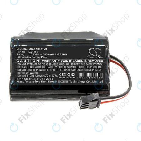 Μπαταρία για Ecovacs Deebot Slim, D36, 3400mAh, Li-Ion, 10.8V, ZJ1450, HQ