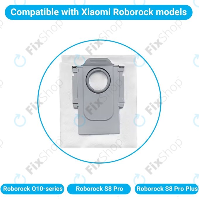 Σακούλα σκόνης, 4 τεμ. για Xiaomi Roborock Q10-series, S8 Pro, S8 Pro Plus