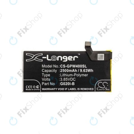 Μπαταρία για Google Pixel 4, G020I-B, 2500mAh, HQ