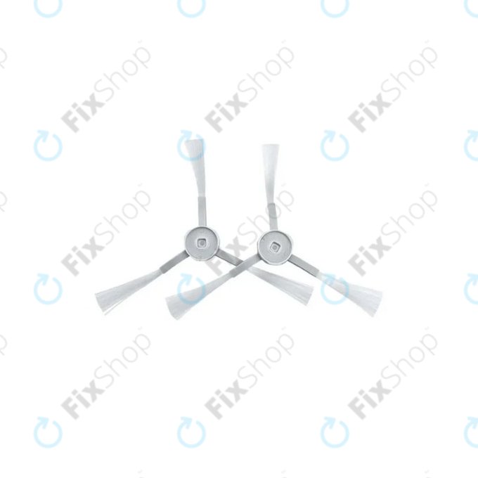 Πλαϊνή Βούρτσα (2τμχ) για Xiaomi Mi Robot Vacuum Mop Essential (Mijia G1) | Λευκό | White