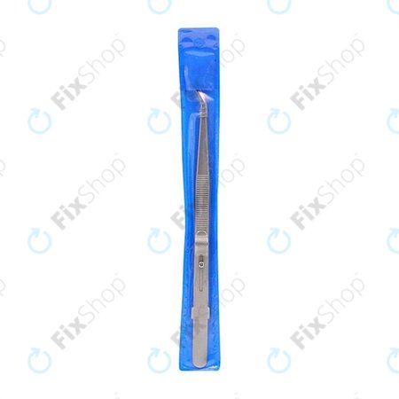 Επαγγελματική Λαβίδα Ανοξείδωτου Χάλυβα με Κυρτή Μύτη (162mm)