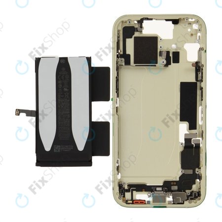 Μεσαίο πλαίσιο με μπαταρία για iPhone 15 | Yellow | ZD076-00671 | Genuine Apple