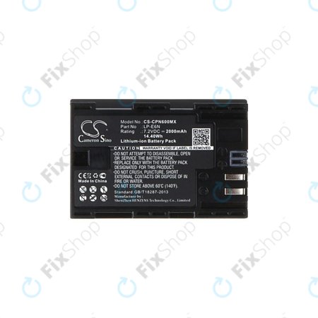 Battery για Canon EOS 5D | 5DS | 6 | 7 | 60 | 70 | R5 | R6 | LP-E6N | Li-Ion | 2000mAh | HQ