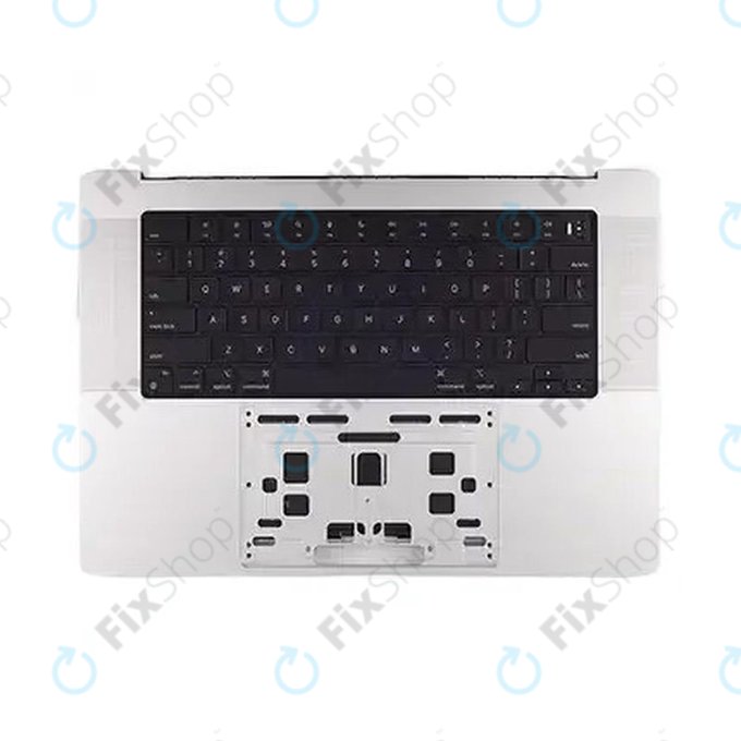 Άνω πλαίσιο πληκτρολογίου για MacBook Pro 16", A3403 (2024), με πληκτρολόγιο US και μπαταρία, Silver, 661-42824, Genuine Apple