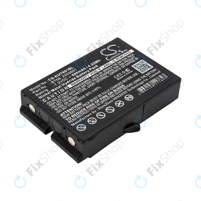 Μπαταρία για Ikusi TM60, 61, 62, 600mAh, Ni-MH, 7.2V, BT06, HQ