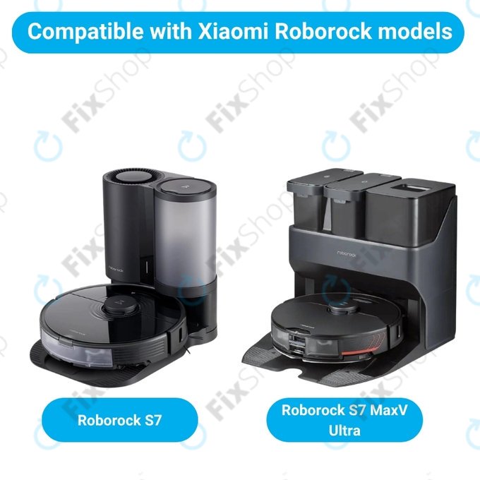 Σετ ανταλλακτικών για Xiaomi Roborock S7, S7 MaxV Ultra (2x Κύρια βούρτσα, 4x Φίλτρο, 4x Πλαϊνή Βούρτσα – μαύρη)