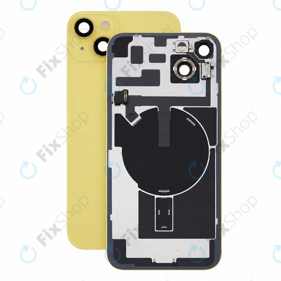 Γυαλί πίσω περιβλήματος για iPhone 14 Plus, Yellow, Pulled A