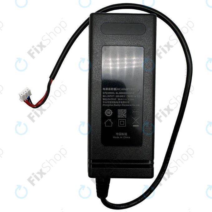 Αντάπτορας φόρτισης για Dreame Bot W10, BLJ65W200325P-C, 65W, 20V