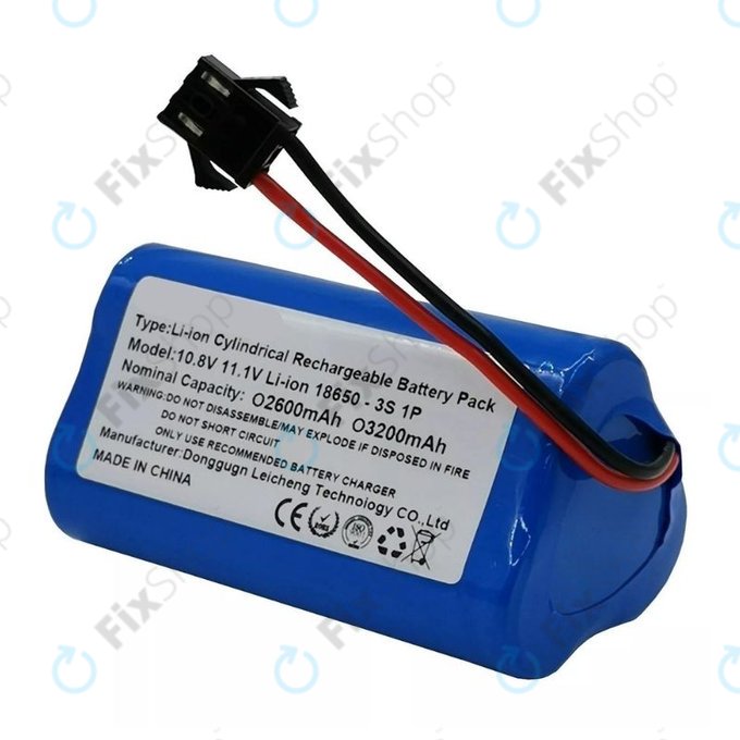 Μπαταρία για Ecovacs CEN330, CR-series, ICR18650 3S1P, 11.1V, 2600mAh