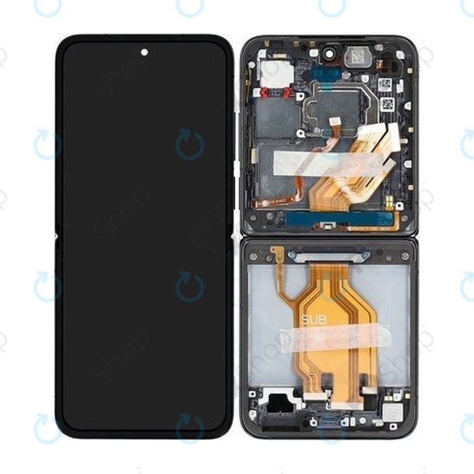 LCD Display Assembly για Xiaomi Mix Flip 2405CPX3DC | 560002000N800 | Black | Genuine Service Pack