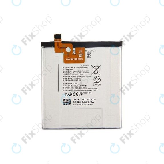 Μπαταρία για Lenovo VIBE Z2, BL230, 3000mAh