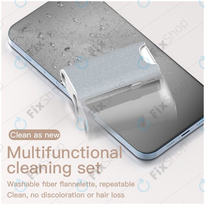 Πολυλειτουργικό Κιτ Βούρτσας Καθαρισμού Τηλεφώνου & Ακουστικών 5in1