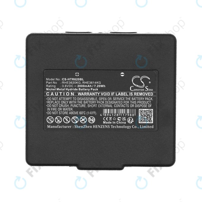 Μπαταρία για Hetronic Abitron Mini, 2000mAh, Ni-MH, 3.6V, RHE3620KG, HQ