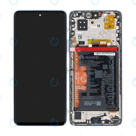 LCD Display Assembly με Battery για για Huawei Nova 9 SE | JLN-LX1 | JLN-LX3 | 02354UWB | Crystal Blue | Service Pack