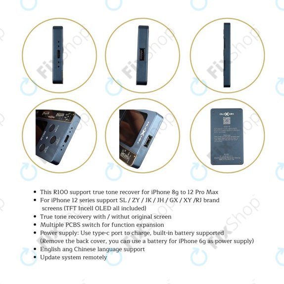 Προγραμματιστής Επαναφοράς True Tone για DLZ WIN - DL R100 | iPhone 12-series