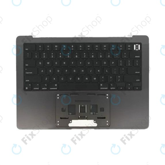 Άνω πλαίσιο πληκτρολογίου για MacBook Pro 14", A3185 (2024), με πληκτρολόγιο US και μπαταρία, Space Black, 661-50210, Genuine Apple