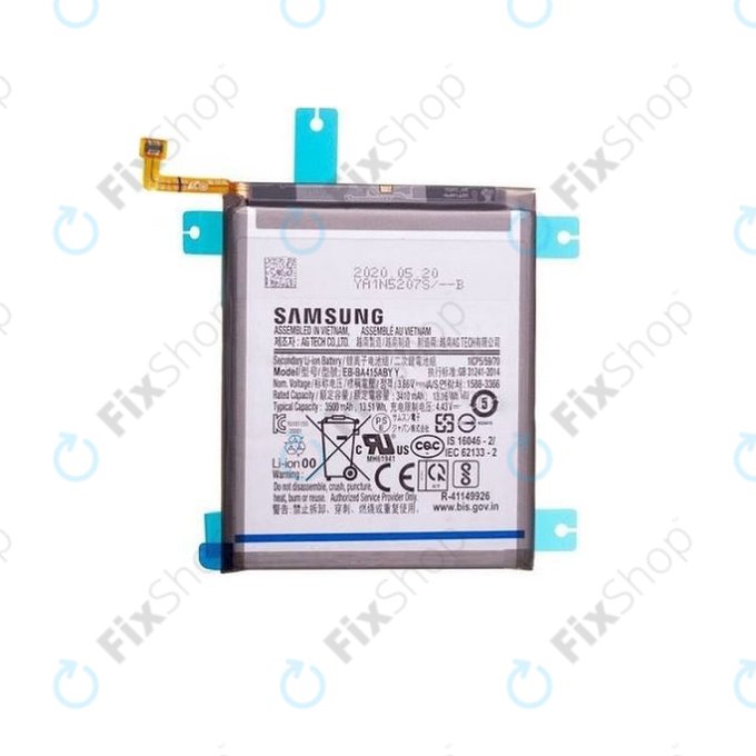 Μπαταρία για Samsung A41 A415F, GH82-22861A, EB-BA415ABY, 3500mAh, Service Pack