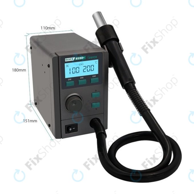 Σταθμός Κολλητηριού Θερμού Αέρα για Quick 859D+