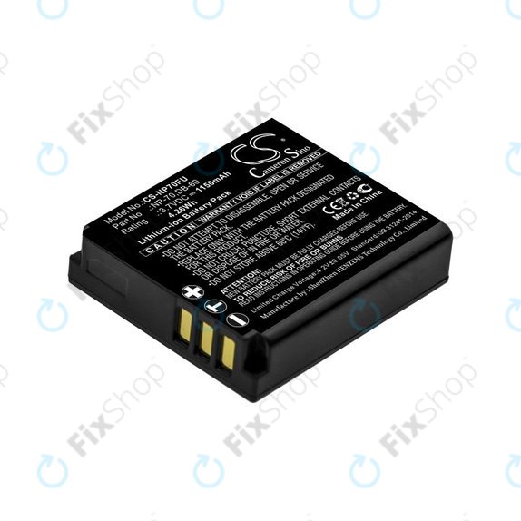 Μπαταρία για Panasonic Lumix DMC-FX01, 1150mAh, Li-Ion, 3.7V, CGA-S005, HQ