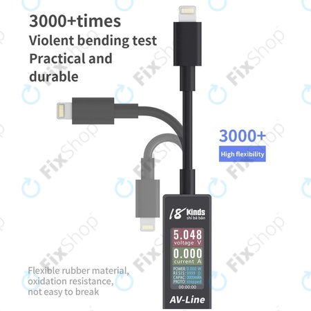 Καλώδιο Φόρτισης Έξυπνης Ανίχνευσης (Lightning - USB-A) για AV-Line