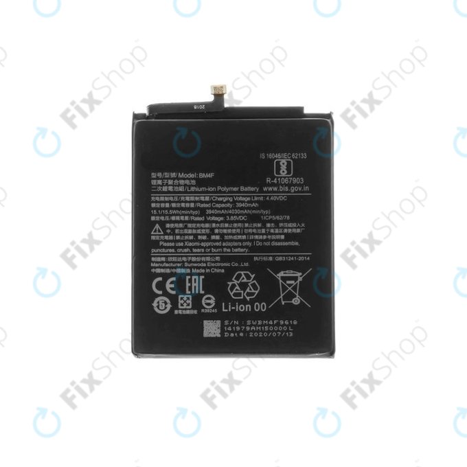 Μπαταρία για Xiaomi Mi 9 Lite, Mi A3, BM4F, 4030mAh
