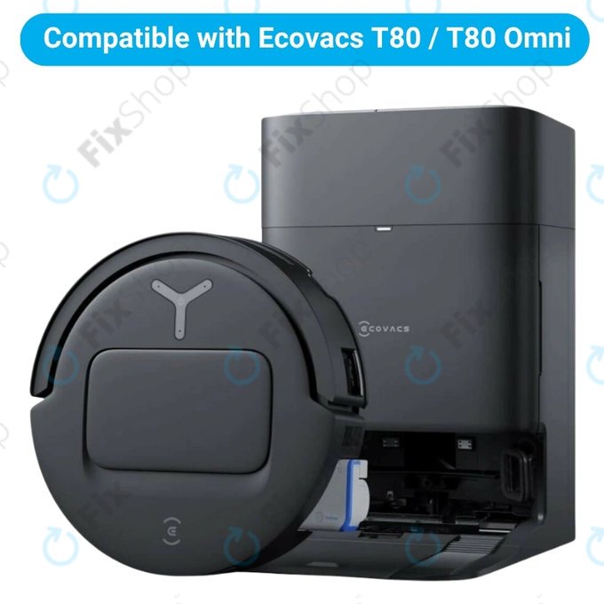 Σετ ανταλλακτικών για Ecovacs T80 Omni, T80 (2x Κύρια βούρτσα, 4x Φίλτρο, 4x Πλαϊνή Βούρτσα)