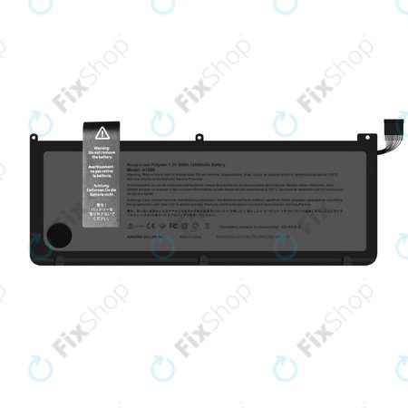 Μπαταρία για MacBook Pro 17", Αρχές 2009 – Μέσα 2010, A1297, A1309, 12840mAh, FixPremium