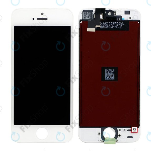 Οθόνη για iPhone 5S, SE, White, Αφής με πλαίσιο