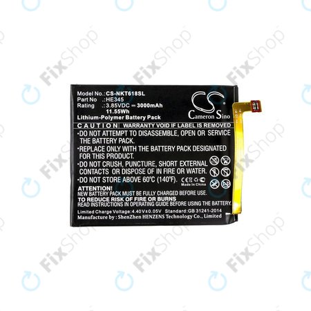 Μπαταρία για Nokia 6.1, HE345, 3000mAh, HQ