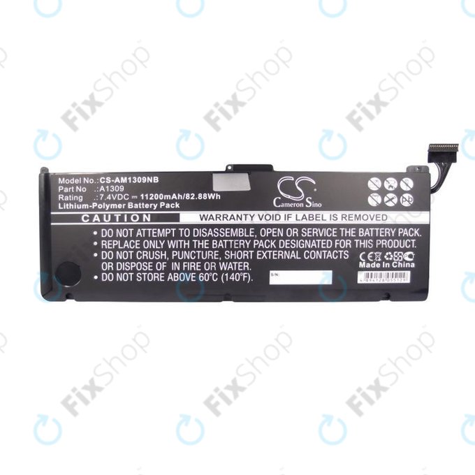 Μπαταρία για MacBook Pro 17", Αρχές 2009 – Μέσα 2010, A1297, A1309, 11200mAh, HQ