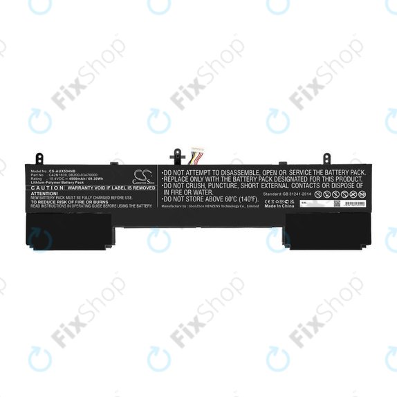 Μπαταρία για Asus ZenBook 15 UX534FTC, Flip 15 UX563, 4500mAh, Li-Pol, 15.4V, C42N1839, HQ
