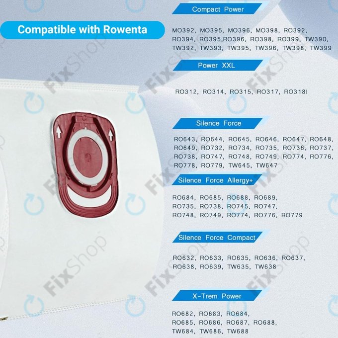 Σακούλα Σκόνης για Rowenta Silence Force | X-Trem Power | ZR200720