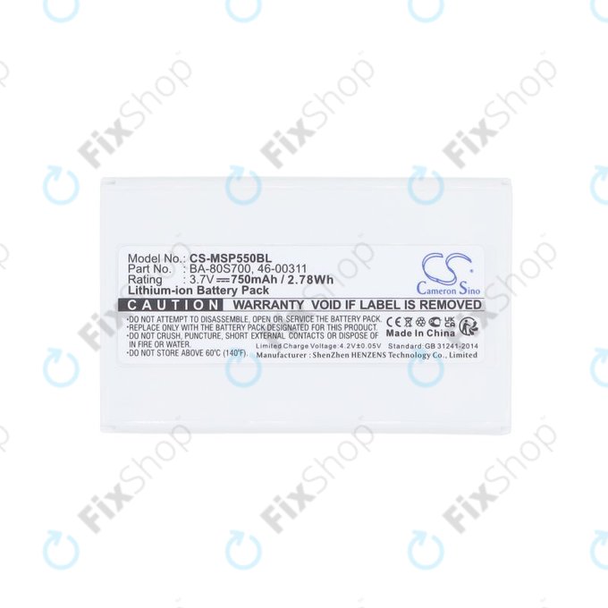 Μπαταρία για Cipherlab 8300-L, Metrologic MK5502, 750mAh, Li-Ion, 3.7V, BA-80S700, HQ