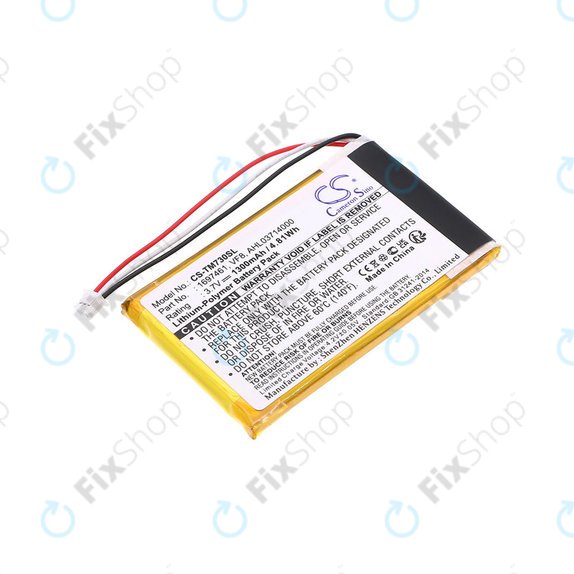 Μπαταρία για TomTom Go 530 Live, 630T, 720, 730T, 930T, 1697461, Li-Polymer, 3.7V, 1300mAh, HQ