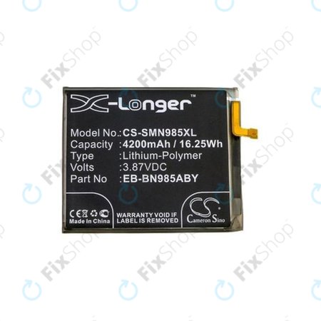 Μπαταρία για Samsung Note 20 Ultra N986B, EB-BN985ABY, 4200mAh, HQ