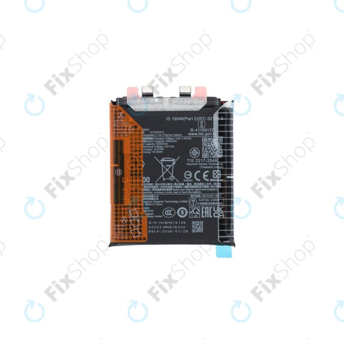 Battery για Xiaomi 14 Ultra | 1330102000123B | BM5Y | 5000mAh | Service Pack
