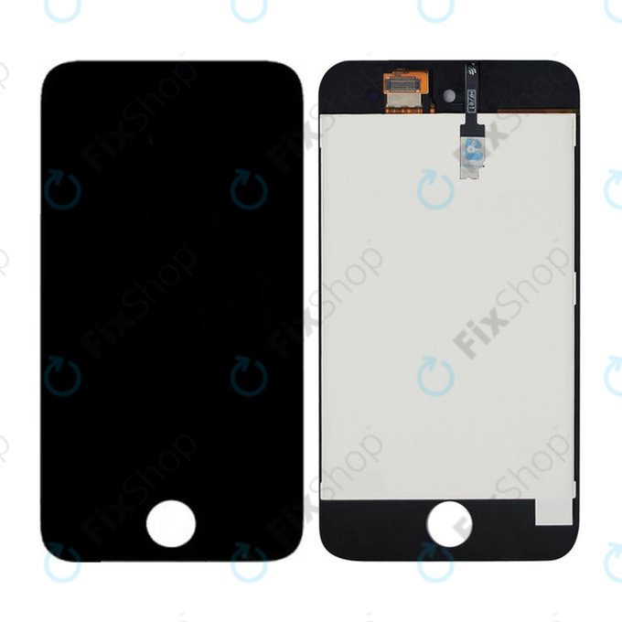 Συγκρότημα οθόνης για iPod Touch, 4th Gen, Μαύρο, Black, Aftermarket