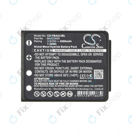 Battery για HBC Radiomatic Keynote | Linus 4 | Micron 4 | 5 | 6 | 7 | Patrol D | Quadrix | Vector Pro | BA223000 | BA223030 | FUB6 | 2000mAh | HQ