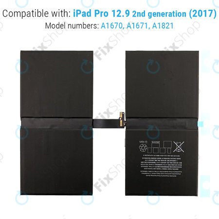 Μπαταρία για iPad Pro 12.9, 2nd Gen 2017, 10891mAh