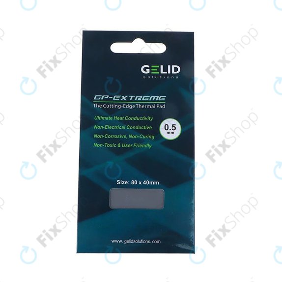 Θερμοαγώγιμο pad GELID GP-Extreme, 12 W/mK, 80 × 40 × 0.5mm