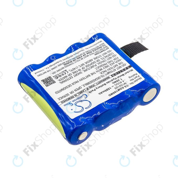 Μπαταρία για Edan Cs-01, Edan H100, Edan H100b, Edan H100n, 1500mAh, Ni-MH, 4.8V, 4XNR49AA1500P, HQ