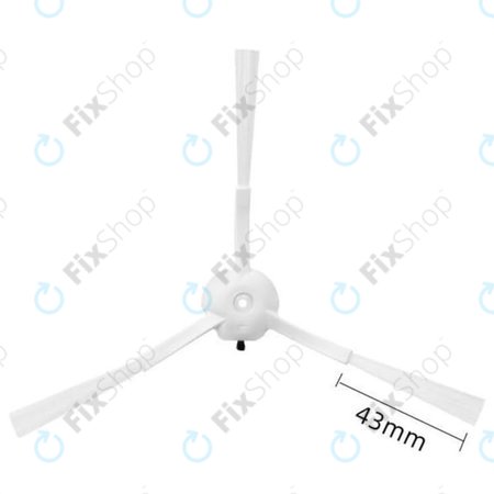 Πλαϊνή Βούρτσα (2τμχ) για Xiaomi Lydsto W2 | Λευκό | White