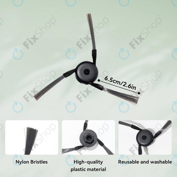 Πλαϊνή βούρτσα, 2 τεμ. για Xiaomi Dreame X50 Ultra, X40 Ultra, L40 Ultra, L40s Pro Ultra, Mova V50 Ultra, P60