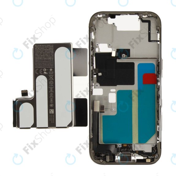 Μεσαίο πλαίσιο με μπαταρία για iPhone 16 Pro | Natural Titanium | ZD076-00692 | Genuine Apple