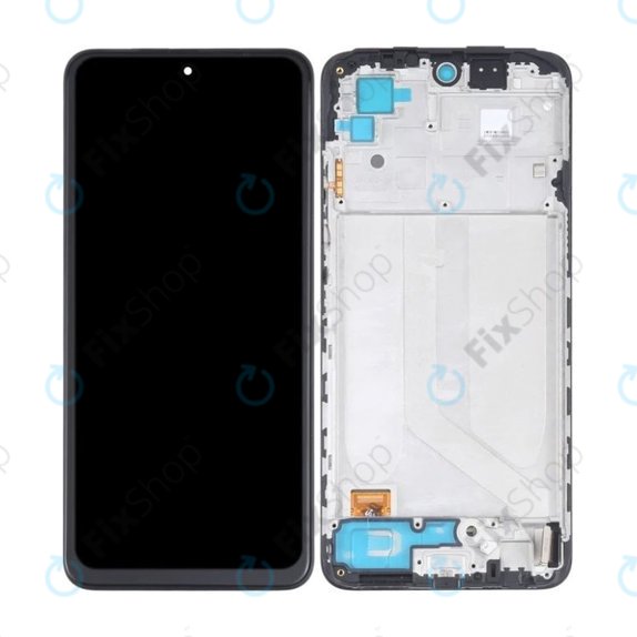 Συγκρότημα οθόνης για Xiaomi Redmi Note 10, Μαύρο, Black, Aftermarket