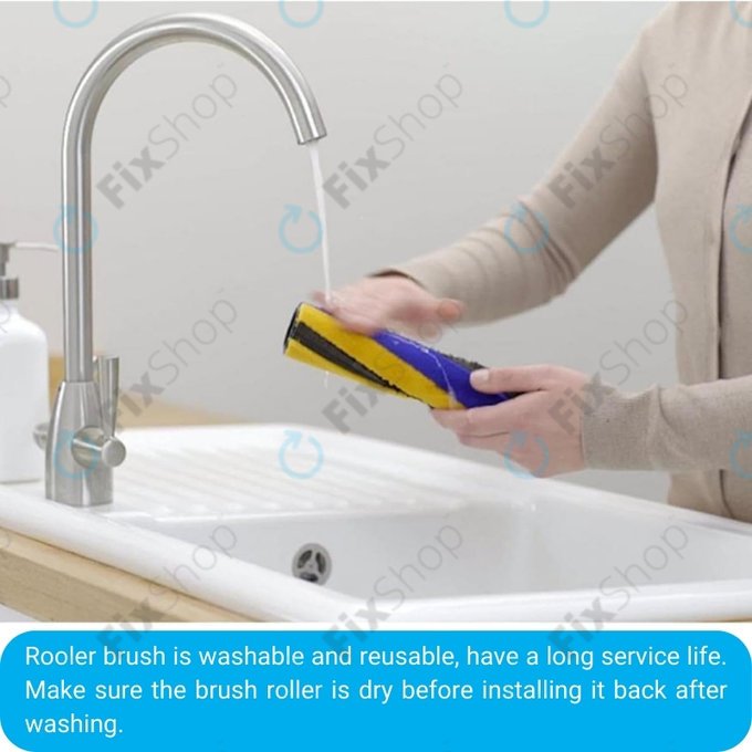 Κύρια Βούρτσα Κεφαλής Καθαρισμού Μαλακού Κυλίνδρου Slim Fluffy για Dyson V15 | Outsize